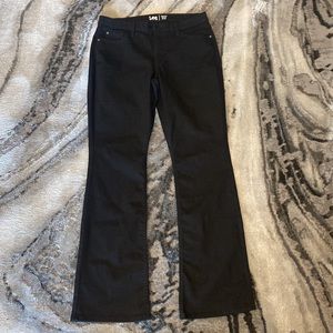 Lee black deep dye bootcut jeans size 12 medium NWT